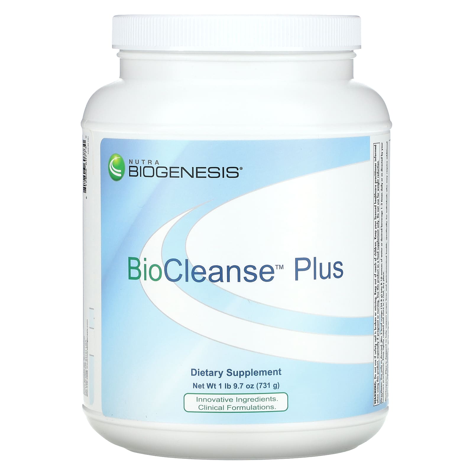 Nutra BioGenesis, BioCleanse Plus Powder, 1.8 Lbs UPC 812806607730 | HiLife Vitamins